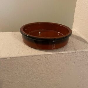 Cermer Brown Ceramic Dish Ramekins Microwave Safe. Freezer/Oven. Set of 6. New.